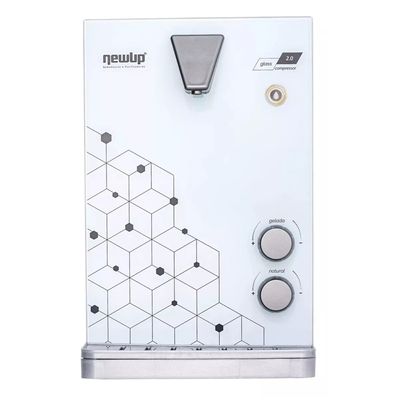 PURIFICADOR NEW UP GLASS 2.0 DE MESA SUSPENSO BRANCO 127V PGLB1