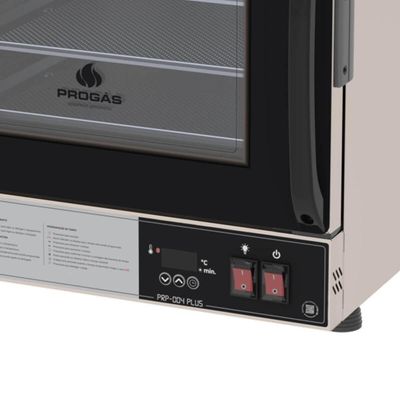 Forno Turbo Elétrico Progás Prp-004 Plus Fast Oven Digital Cor Preto Com 4 Esteiras 110V P39979