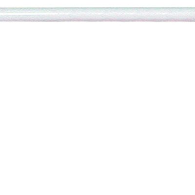 Kit Varão Simples Para Cortina 2,00m Vilela Metalizado 100% Ferro - Branco