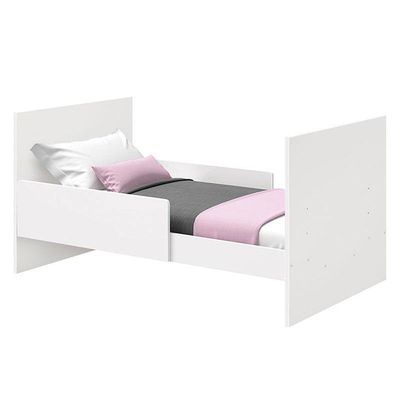 Quarto De Bebê Americano 4 Portas Com Berço Americano Katatau Branco Acetinado Savana - Reller - Henn E Colchão Ortobom