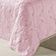 Cobre Leito Melody King Bordado Dupla Face 5 Peças Hipercal 180 Fios 100% Poliéster - Rosé
