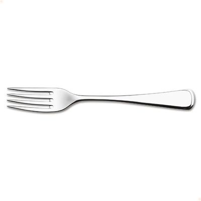 Kit 12 Garfo Para Sobremesa Tramontina Mônaco Em Aço Inox Acabamento Alto Brilho Com Detalhes No Cabo