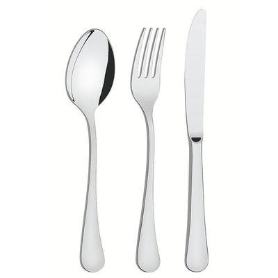 Faqueiro Tramontina Zurique Em Aço Inox Com Facas De Mesa Acabamento Alto Brilho 101 Peças 66986030