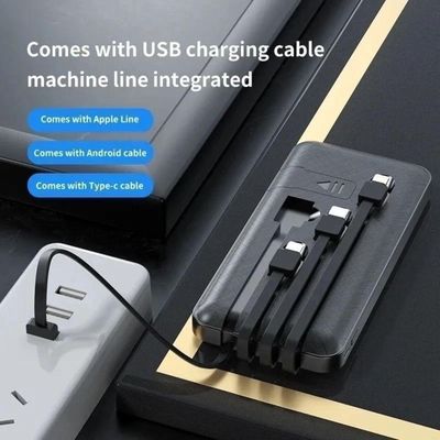Carregador Portátil Power Bank 10000mah Com 04 Saídas Usb