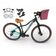 Bicicleta Aro 29 Feminina Absolute Hera Retrô Vintage Shimano 21v Hidráulica Confortável Cesta Preto-azul Tamano 15