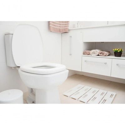 Assento Sanitário Almofadado Thema Branco