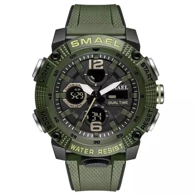 Relógio Esportivo Smael 8930 Analógico-digital á Prova D´ água Verde