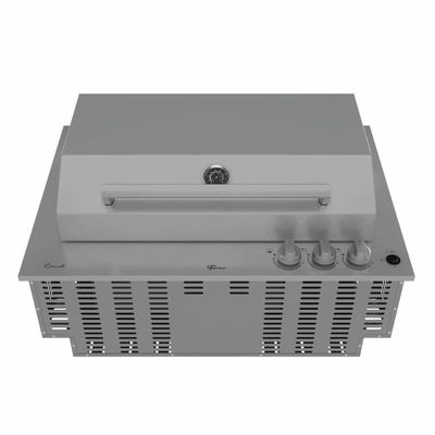 Churrasqueira A Gás Cooktop Fischer Ranch Tampa Inox Bivolt