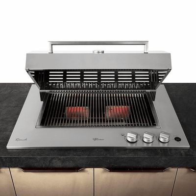Churrasqueira A Gás Cooktop Fischer Ranch Tampa Inox Bivolt