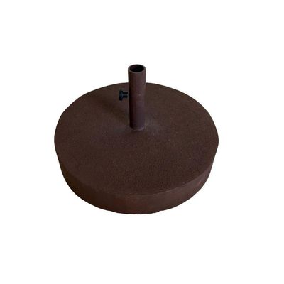 Guarda Sol Ombrelone 3,00m + Base 40kg Para Praia Piscina Jardim Marrom