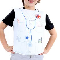 Fantasia Infantil - Peitoral Médico - Tamanho Único (3 a 6 anos) - 72104 - Sulamericana