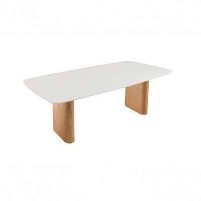 Mesa De Jantar Laminada Vidro Grécia 2,0x1,0m Requinte Salas