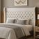 Cabeceira Casal King 195 Cm Savana Corano Marrom/linho Cru - Nexta Casa