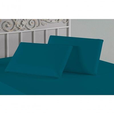 Kit Fronhas Nobre 2 Peças 50cm X 70cm Malha 100% Algodão - Petróleo