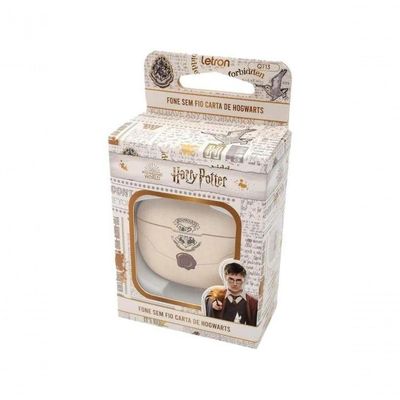 Fone De Ouvido Bluetooth Letron Harry Potter Branco