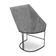 Kit 8 Poltronas Luxo Alana Suede Grafite Base Ferro Preto - Pallazio