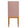 Kit 4 Cadeiras De Jantar Solana Veludo Rosé Base De Madeira - Pallazio