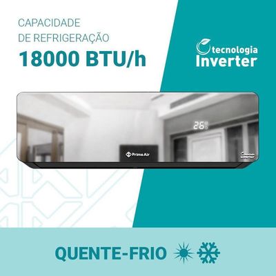 Ar Condicionado Prime Air Split Inverter 18000BTUs 18QG 220V