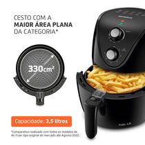 Fritadeira Air Fryer 3,5L Mondial AF35BF Preta 220V