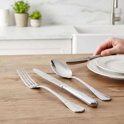 Faqueiro em Aço Inox Saint James Splendor 101 Peças: Design Contemporâneo e Acabamento Premium