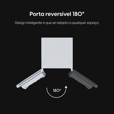 Frigobar 47 Litros Elgin Porta Reversível Compartimento Extra Frio BAFN047D2NA Branco 220V