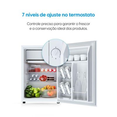 Frigobar 47 Litros Elgin Porta Reversível Compartimento Extra Frio BAFN047D2NA Branco 220V