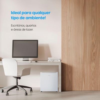 Frigobar 47 Litros Elgin Porta Reversível Compartimento Extra Frio BAFN047D2NA Branco 220V