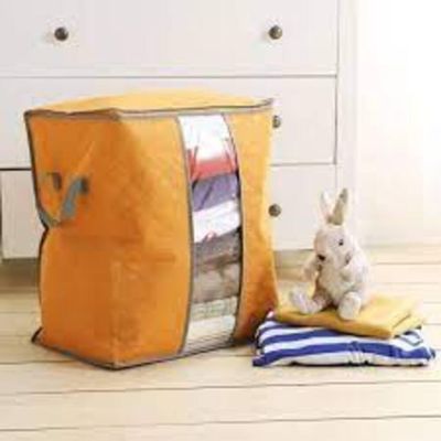 Caixa De Armazenamento Dobrável 50cm Para Cobertor Toalha E Brinquedos