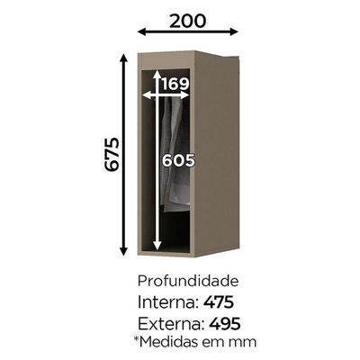 Balcão De Cozinha Porta Toalha Connect Duna - Henn