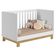 Berço Americano Mini Cama Q Encanto Slim Branco Acetinado - Qmovi E Cômoda Infantil Americano Branco Hp - Henn