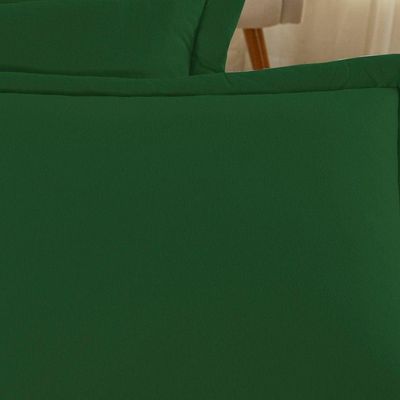 Porta Travesseiro Matelado Nobre 1 Peça Malha 100% Algodão - Verde-bandeira