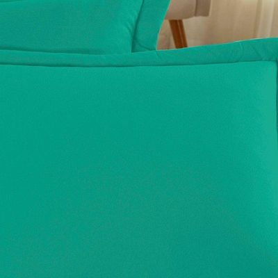 Porta Travesseiro Matelado Nobre 2 Peças Malha 100% Algodão - Jade