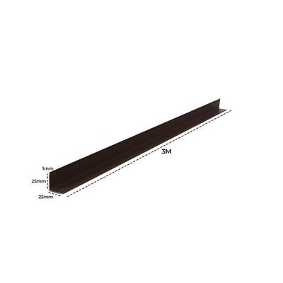 Cantoneira L Pvc Canto 25mmx25mmx300cm 15 Un Bariri - Tk