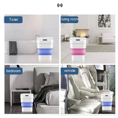 Lixeira Automática Inteligente  Sensor Smart Dobrável Azul