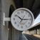 Relógio  Pare Dupla Face Vintage Estação  Trem Branco coração Retrô  Elegância E Sofisticação