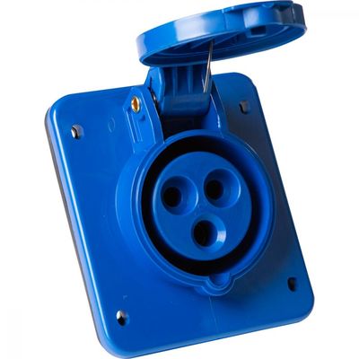 Tomada de Embutir Industrial 2P+T 32 A 220-250 Vca 6 H Tramontina