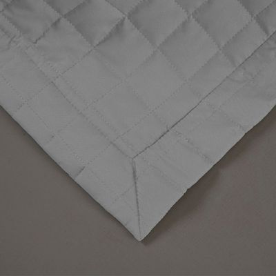 Kit Cobre Leito Colcha Monaco Queen Dupla Face 3 Peças - Cinza