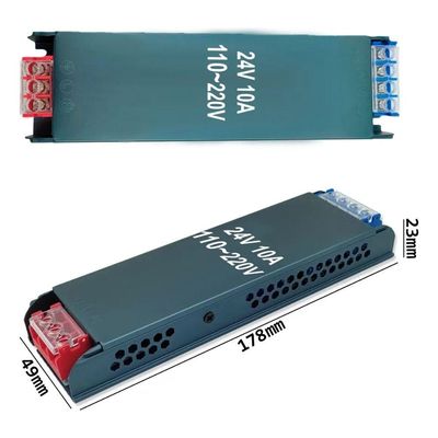 Fonte Chaveada Slim 24v 10a 240w Bivolt P Fita Led E Cftv