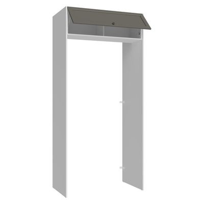 Porta-geladeira 103 Cm 1 Porta Basculante Branco/cinza Vik Madesa Branco/cinza