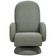 Poltrona De Amamentação Fixa Base Cone Dolce D02 Tramado Verde C-296 - Lyam Decor