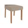 Cadeira Cozinha Clarice Wood Kit 4 Un Carvalho/linho Bege - Cimol