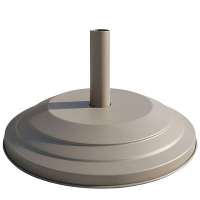 Base Para Ombrelone E Guarda-sol 3,00m 2,40m Nossa Kasa Alumínio E Concreto 19,5kg Fendi