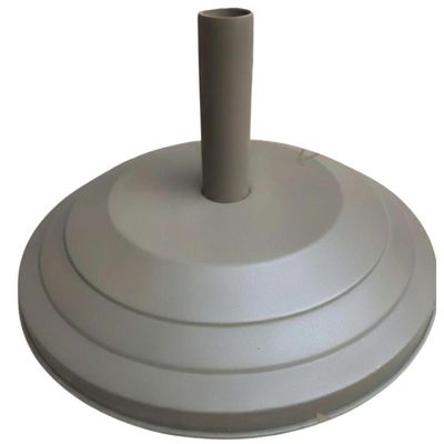 Base Para Ombrelone E Guarda-sol 3,00m 2,40m Nossa Kasa Alumínio E Concreto 19,5kg Fendi