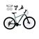 Bicicleta Aro 29 Absolute Nero 5 Alumínio 21v Câmbios Shimano Freio A Disco Hidráulico Cinza 17