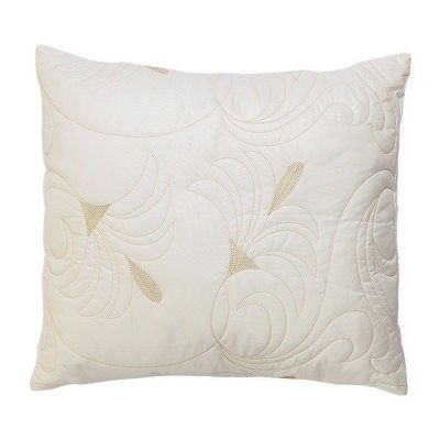 Almofada Decorativa Melody Bordada Com Refil 100% Poliéster - Marfim