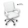 Kit 10 Cadeiras Escritório Oficial Begônia Ergonômico Branco