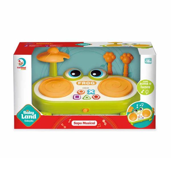 Brinquedo Sapo Musical Cardoso Baby Land Brinquedo Sapo Musical Cardoso Baby Land