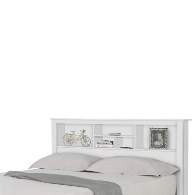 Cabeceira para Cama de Casal Cuba Branco - Gran Belo