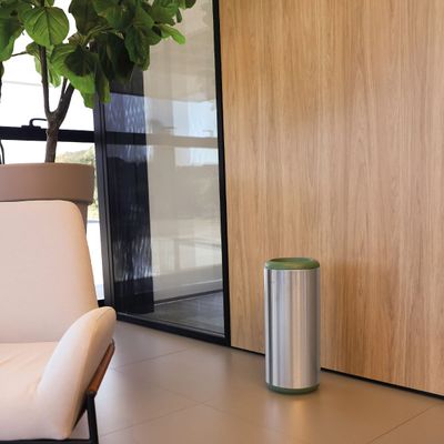 Lixeira Inox Sustentável Tramontina Portofino Lyf Acetinado 15 Litros Sem Tampa