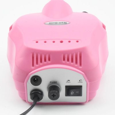 Motor Lixadeira Manicure Pedicure Ferramenta Lixa Eletrica Cor:Rosa